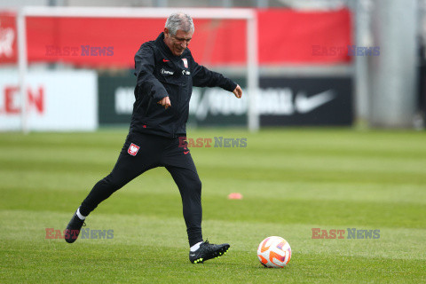 Treningi reprezentacji Polski przed meczem el. UEFA EURO 2024 z Czechami