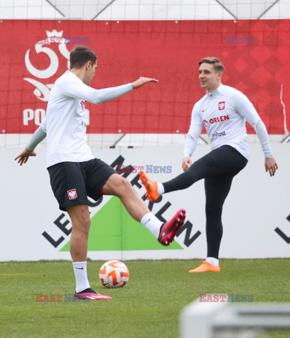 Treningi reprezentacji Polski przed meczem el. UEFA EURO 2024 z Czechami