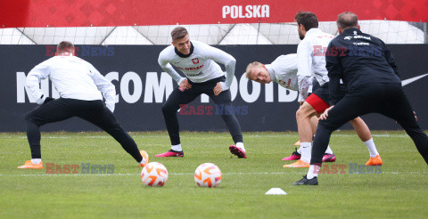 Treningi reprezentacji Polski przed meczem el. UEFA EURO 2024 z Czechami