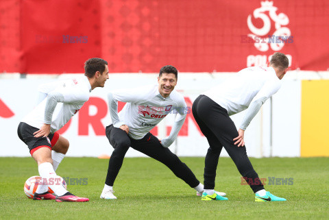 Treningi reprezentacji Polski przed meczem el. UEFA EURO 2024 z Czechami