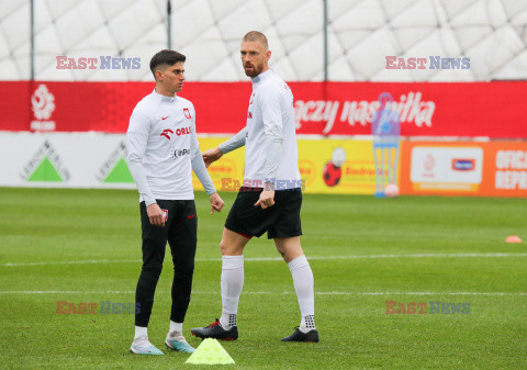 Treningi reprezentacji Polski przed meczem el. UEFA EURO 2024 z Czechami