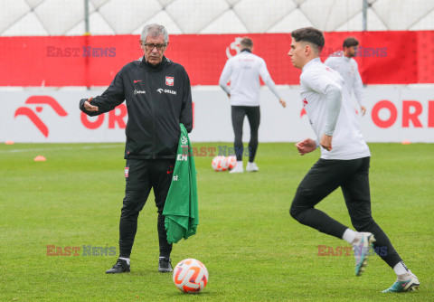 Treningi reprezentacji Polski przed meczem el. UEFA EURO 2024 z Czechami