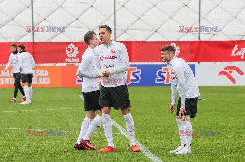 Treningi reprezentacji Polski przed meczem el. UEFA EURO 2024 z Czechami