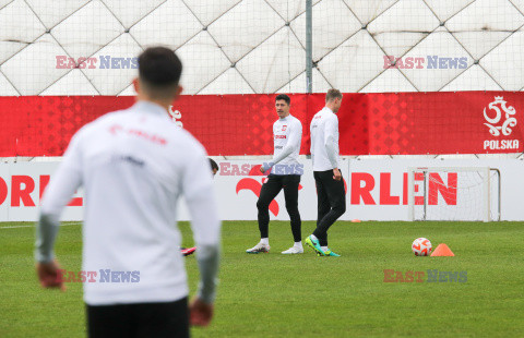 Treningi reprezentacji Polski przed meczem el. UEFA EURO 2024 z Czechami