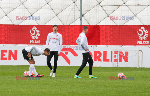 Treningi reprezentacji Polski przed meczem el. UEFA EURO 2024 z Czechami