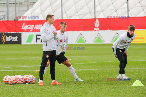 Treningi reprezentacji Polski przed meczem el. UEFA EURO 2024 z Czechami