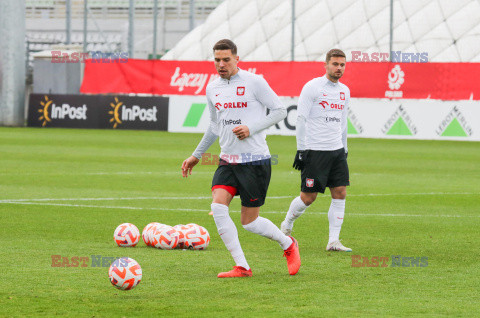 Treningi reprezentacji Polski przed meczem el. UEFA EURO 2024 z Czechami