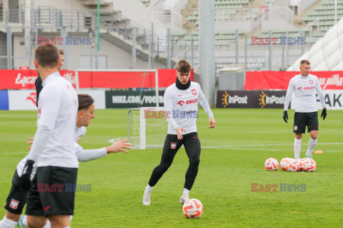 Treningi reprezentacji Polski przed meczem el. UEFA EURO 2024 z Czechami