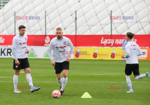 Treningi reprezentacji Polski przed meczem el. UEFA EURO 2024 z Czechami