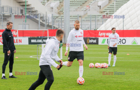 Treningi reprezentacji Polski przed meczem el. UEFA EURO 2024 z Czechami