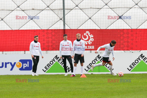 Treningi reprezentacji Polski przed meczem el. UEFA EURO 2024 z Czechami