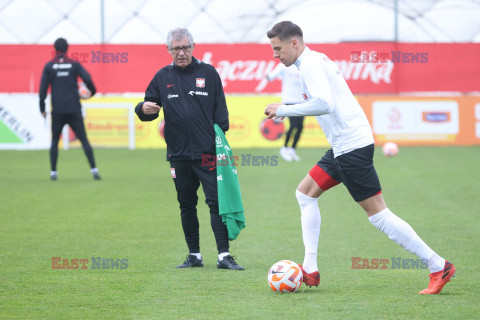 Treningi reprezentacji Polski przed meczem el. UEFA EURO 2024 z Czechami