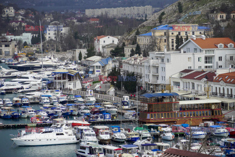 Miasto Balaklava na Krymie