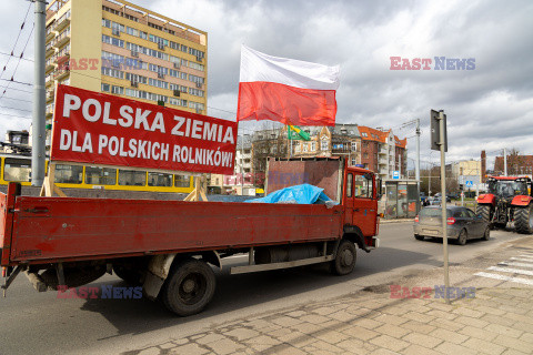 Protest Rolników w Szczecinie