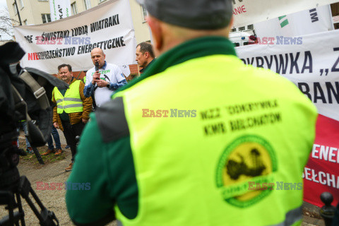 Protest górników w Warszawie