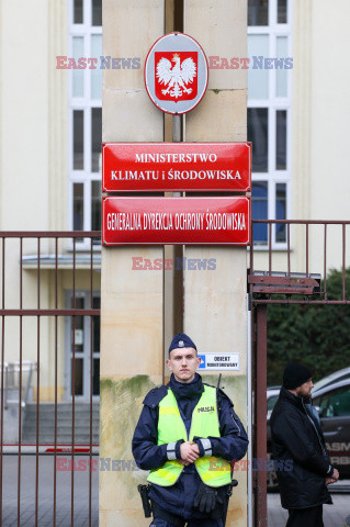 Protest górników w Warszawie