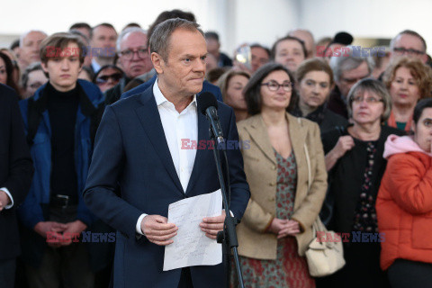 Konferencja prasowa Donalda Tuska