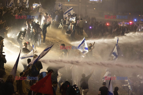 Izrael - protest przeciw radykalnym reformom