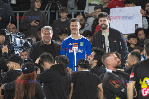 Gerard Pique z synami na finale Kings League