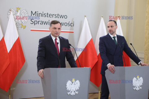 Konferencja ministra sprawiedliwości