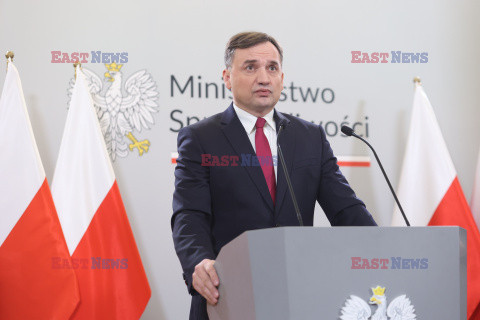 Konferencja ministra sprawiedliwości