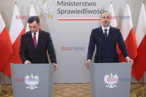 Konferencja ministra sprawiedliwości