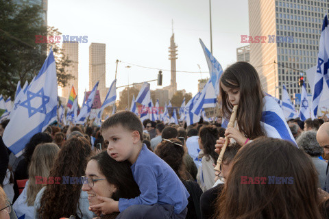 Izrael - protest przeciw radykalnym reformom