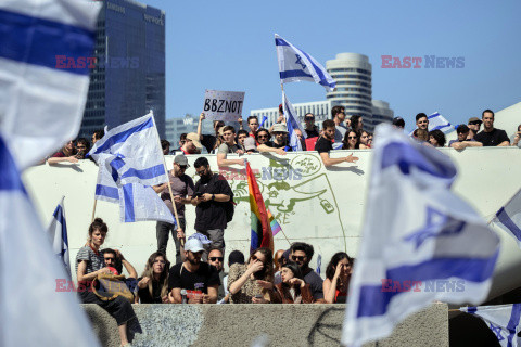 Izrael - protest przeciw radykalnym reformom