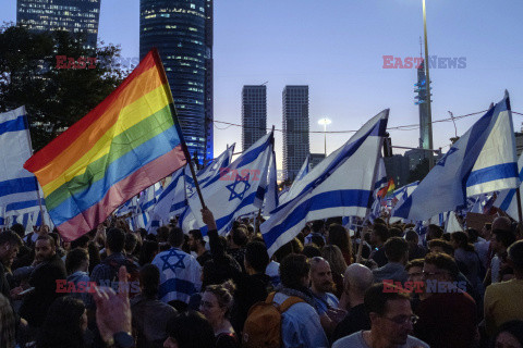 Izrael - protest przeciw radykalnym reformom