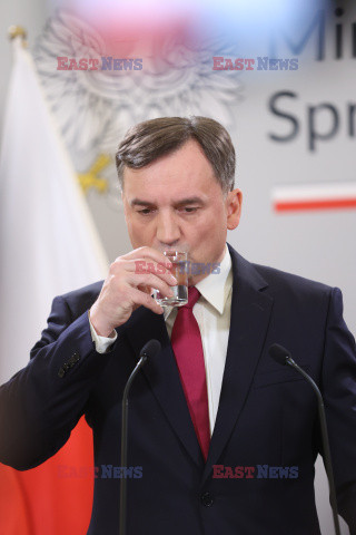 Konferencja ministra sprawiedliwości