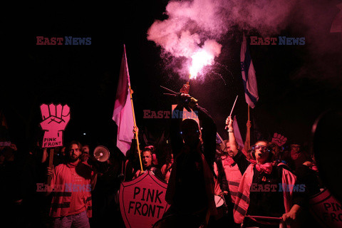 Izrael - protest przeciw radykalnym reformom