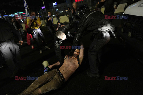 Izrael - protest przeciw radykalnym reformom