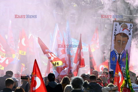 Protesty przeciwko reformie emerytalnej we Francji