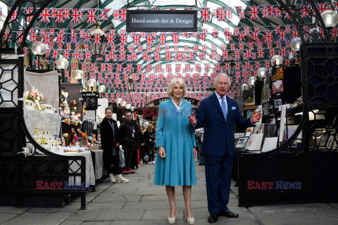 Król Karol i królowa Kamila z wizytą w Covent Garden