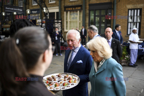 Król Karol i królowa Kamila z wizytą w Covent Garden