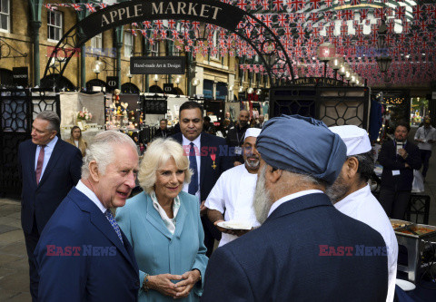 Król Karol i królowa Kamila z wizytą w Covent Garden