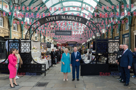 Król Karol i królowa Kamila z wizytą w Covent Garden