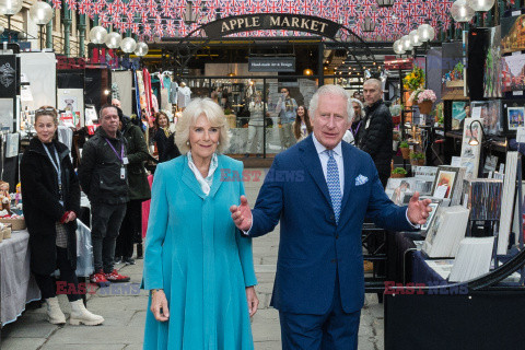 Król Karol i królowa Kamila z wizytą w Covent Garden