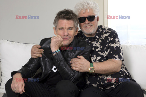 Cannes 2023 - Ethan Hawke i Pedro Almodovar - sesja