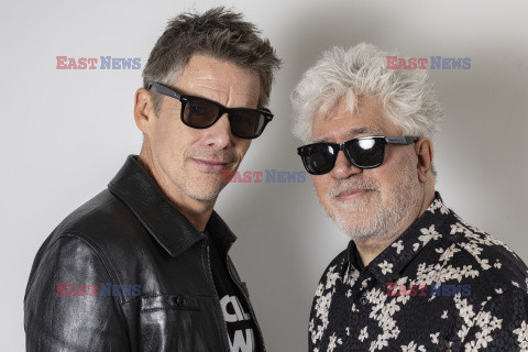 Cannes 2023 - Ethan Hawke i Pedro Almodovar - sesja