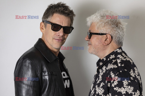 Cannes 2023 - Ethan Hawke i Pedro Almodovar - sesja