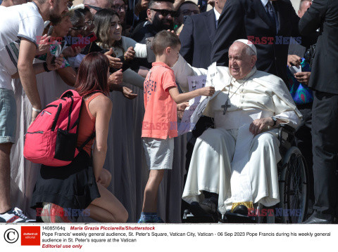 Audiencja generalna Papieża Franciszka