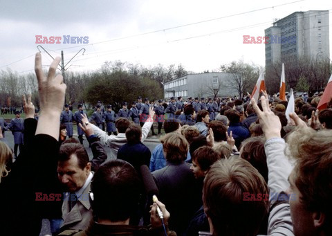 Strajki i demonstracje Solidarności