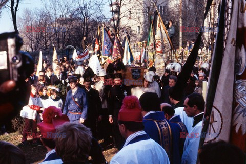 Pogrzeb i żałoba po ks. Popiełuszce