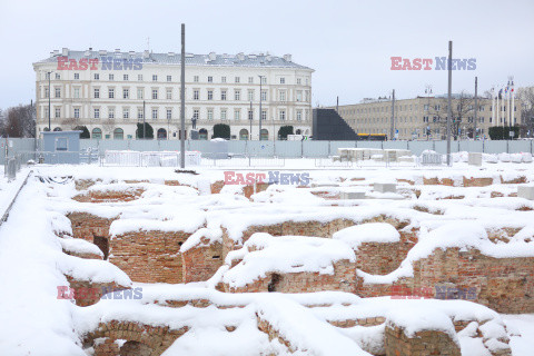 Piwnice Pałacu Saskiego w Warszawie