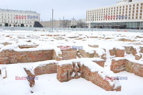 Piwnice Pałacu Saskiego w Warszawie