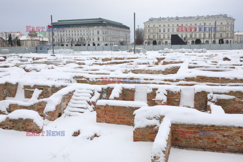 Piwnice Pałacu Saskiego w Warszawie