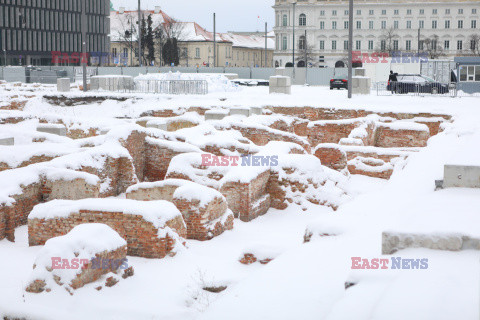 Piwnice Pałacu Saskiego w Warszawie