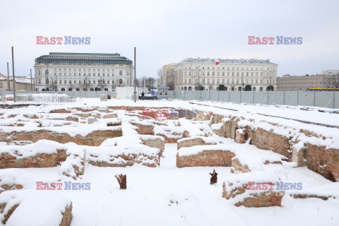 Piwnice Pałacu Saskiego w Warszawie