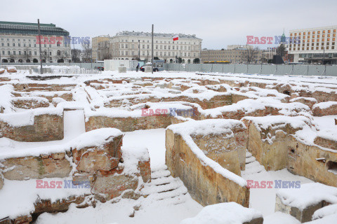 Piwnice Pałacu Saskiego w Warszawie